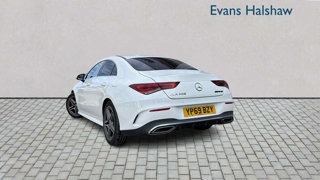 Mercedes-Benz CLA Class 200 Amg Line Tip 2019 YP69BZY White #2