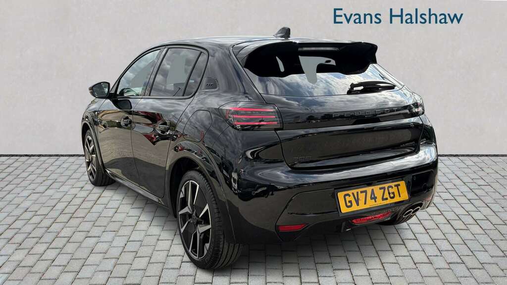 Peugeot 208 1.2 Hybrid 136 Gt E-dsc6 2025 GV74ZGT Black #4