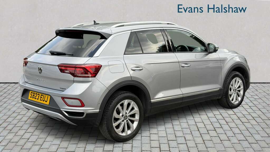 Volkswagen T-Roc 2.0 Tsi 4Motion Style Dsg 2023 SB23EUJ Silver #3