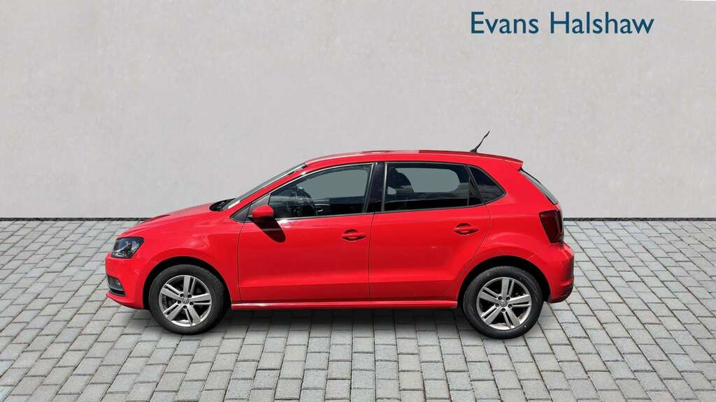 Volkswagen Polo 1.2 Tsi Match Edition 2017 YR67ASU Red #4