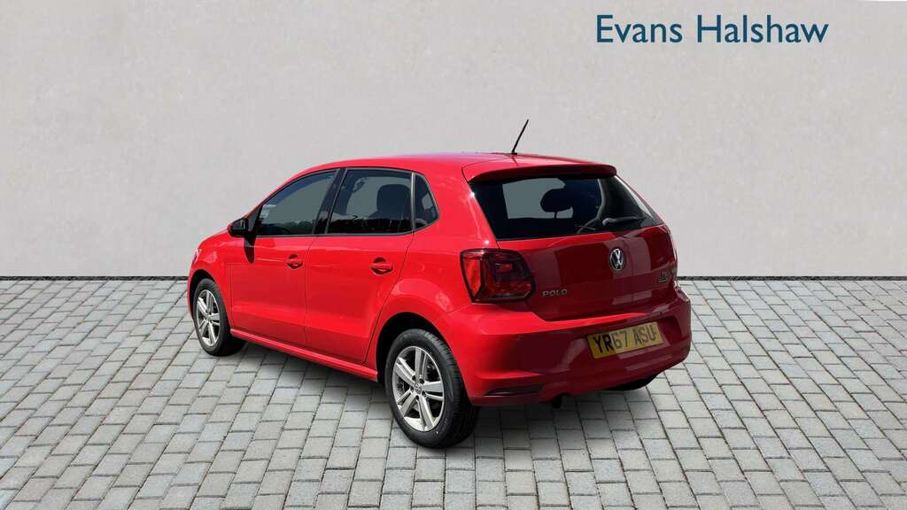 Volkswagen Polo 1.2 Tsi Match Edition 2017 YR67ASU Red #3