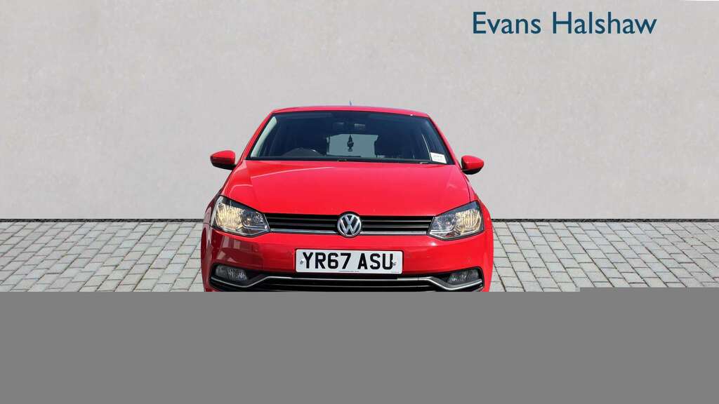 Volkswagen Polo 1.2 Tsi Match Edition 2017 YR67ASU Red #5