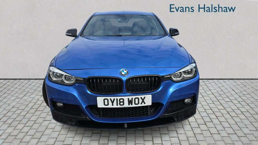 BMW 3 Series 330E M Sport Shadow Edition Step 2018 OY18WOX Blue #2