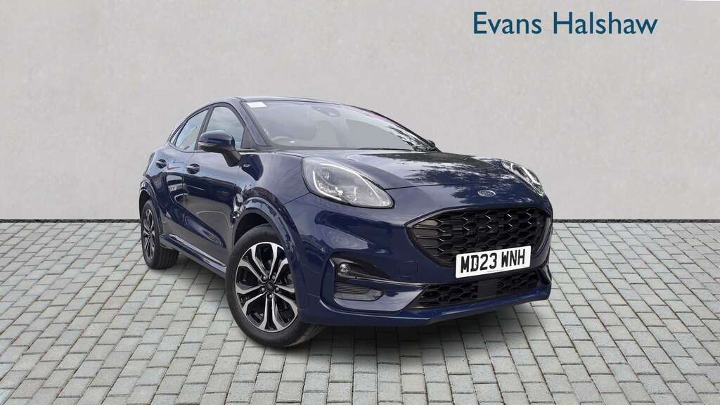 Ford Puma 1.0 Ecoboost Hybrid Mhev St-line Dct 2023 Blue