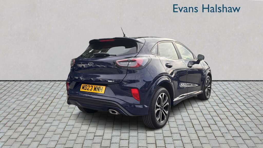 Ford Puma 1.0 Ecoboost Hybrid Mhev St-line Dct 2023 MD23WNH Blue #3