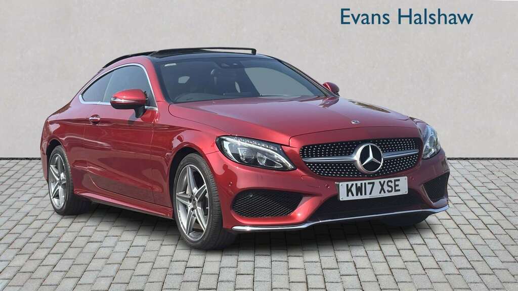 Mercedes-Benz C Class C250d Amg Line Premium Plus 2017 KW17XSE Red