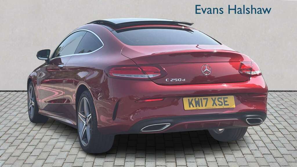 Mercedes-Benz C Class C250d Amg Line Premium Plus 2017 KW17XSE Red #2