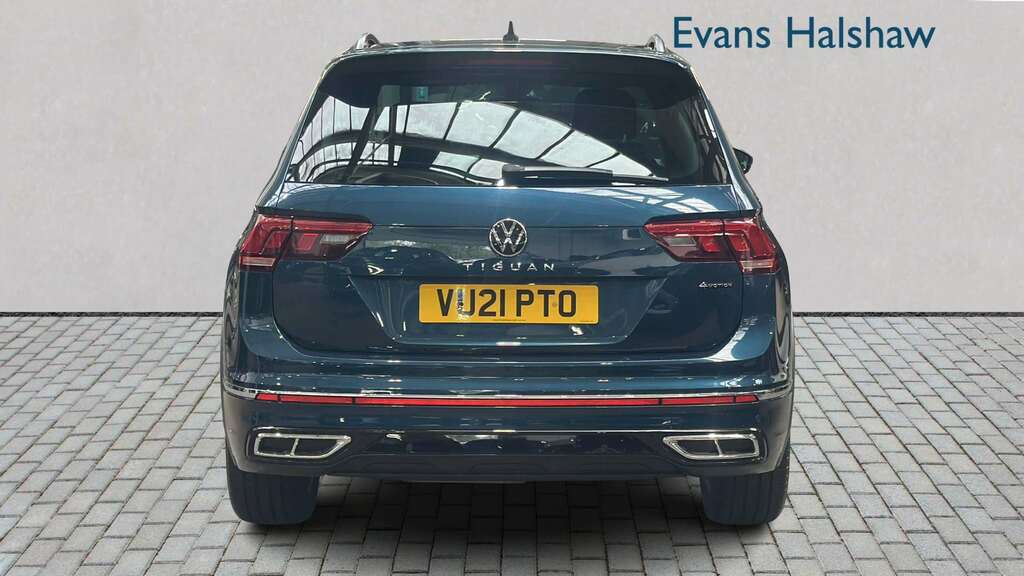 Volkswagen Tiguan 2.0 Tdi 200 4Motion R-line Dsg 2021 VU21PTO Blue #4
