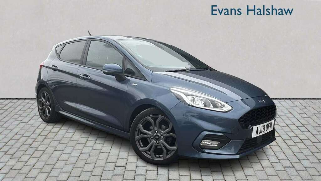Ford Fiesta 1.0 Ecoboost 140 St-line X 2018 Blue