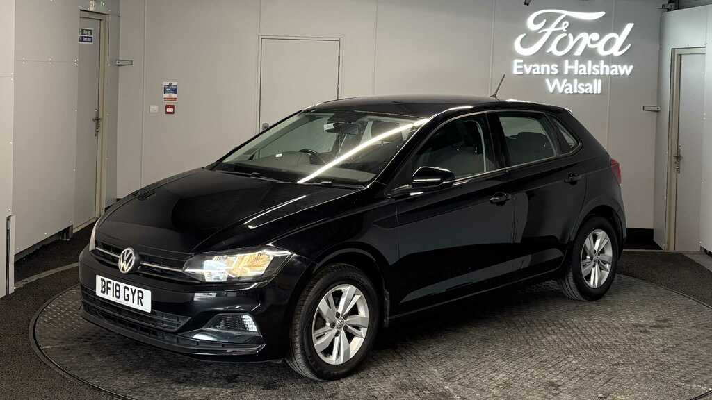 Volkswagen Polo 1.0 Tsi 95 Se 2018 Black #3