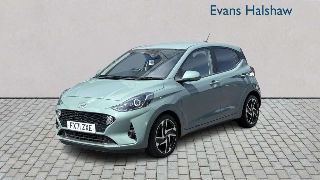 Hyundai I10 1.0 Mpi Premium 2021 FX71ZXE Green #2