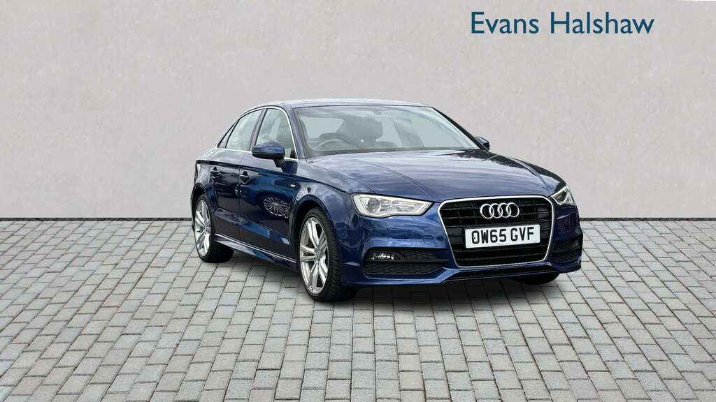 Audi A3 2.0 Tdi S Line S Tronic Nav 2016 Blue
