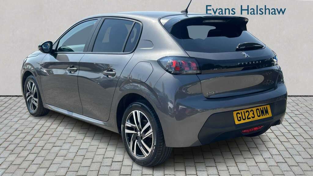 Peugeot 208 1.2 Puretech 100 Active Premium Eat8 2023 GU23OWM Grey #4