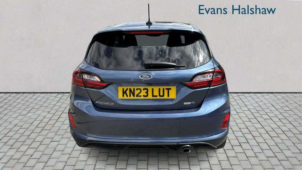 Ford Fiesta 1.0 Ecoboost Hybrid Mhev 125 St-line X 2023 KN23LUT Blue #4