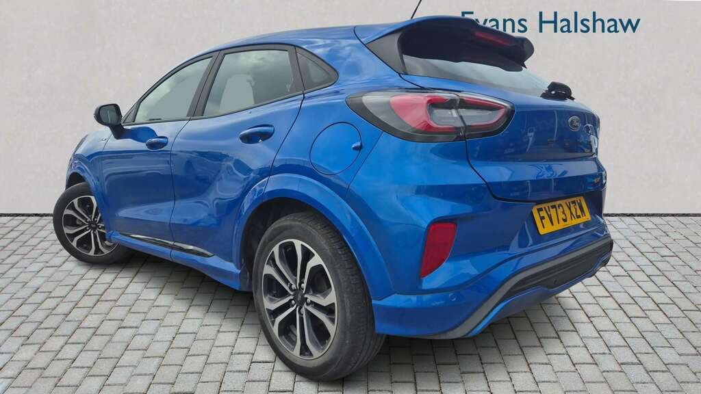 Ford Puma 1.0 Ecoboost Hybrid Mhev St-line Dct 2023 FV73XZW Blue #2
