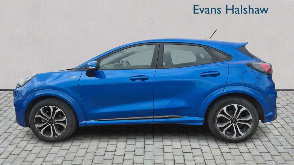 Ford Puma 1.0 Ecoboost Hybrid Mhev St-line Dct 2023 FV73XZW Blue #3