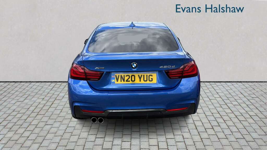 BMW 4 Series 420D 190 Xdrive M Sport Prof Media 20 Blue #4
