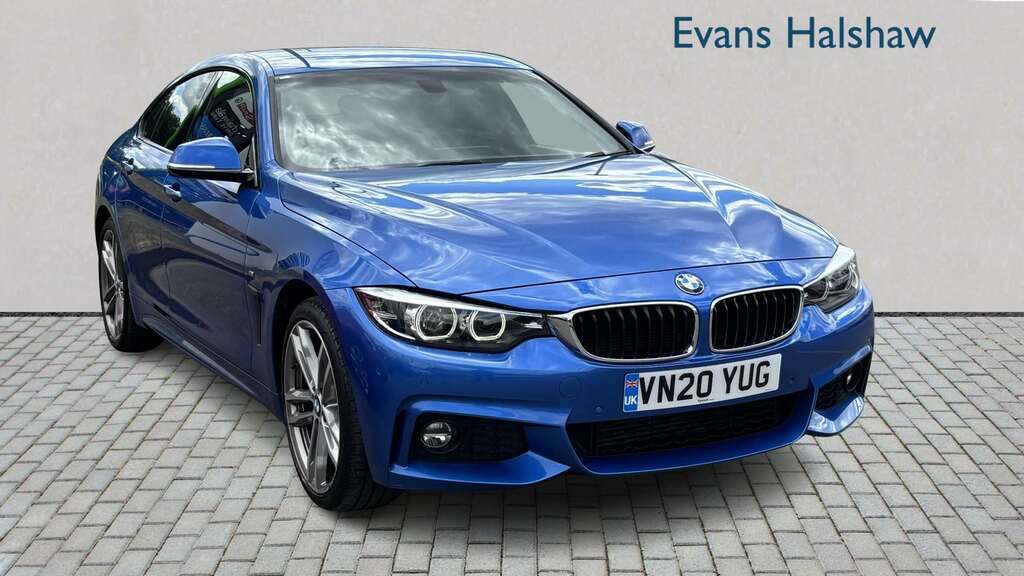 BMW 4 Series 420D 190 Xdrive M Sport Prof Media 20 Blue