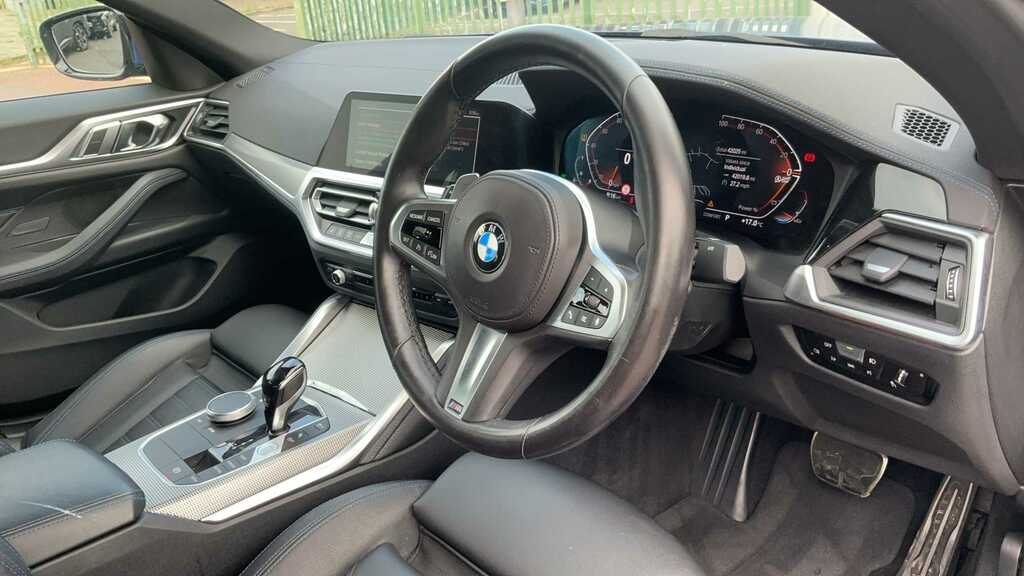 BMW 4 Series 420I M Sport Step 2022 KP22MJK Blue #5