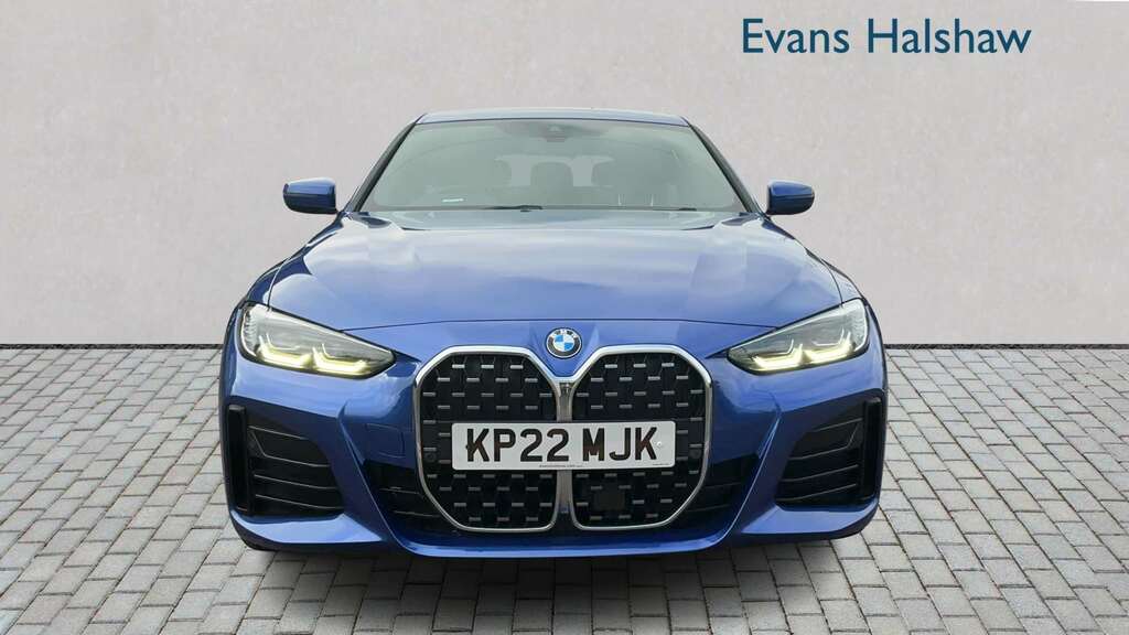 BMW 4 Series 420I M Sport Step 2022 KP22MJK Blue #2