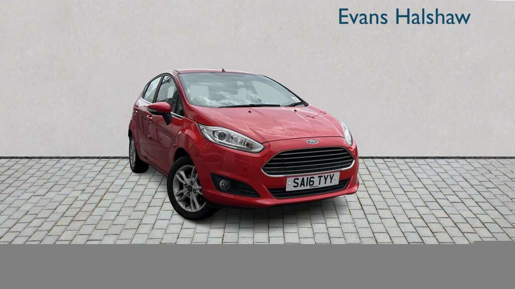 Ford Fiesta 1.0 Ecoboost Zetec 2016 SA16TYY Red