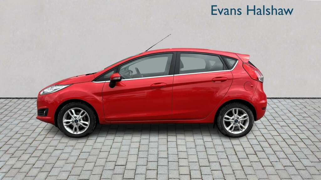 Ford Fiesta 1.0 Ecoboost Zetec 2016 SA16TYY Red #4