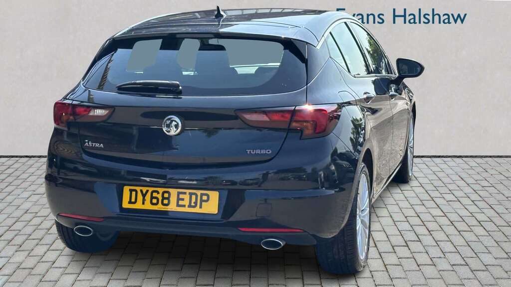 Vauxhall Astra 1.6T 16V 200 Elite Nav 2018 DY68EDP Black #5