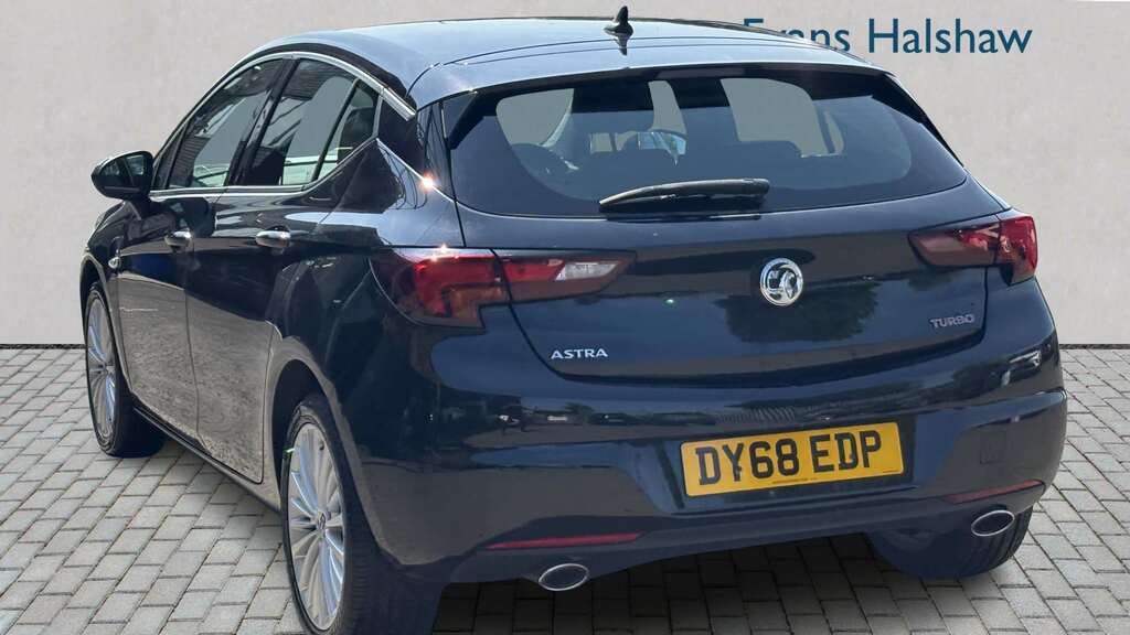 Vauxhall Astra 1.6T 16V 200 Elite Nav 2018 DY68EDP Black #3