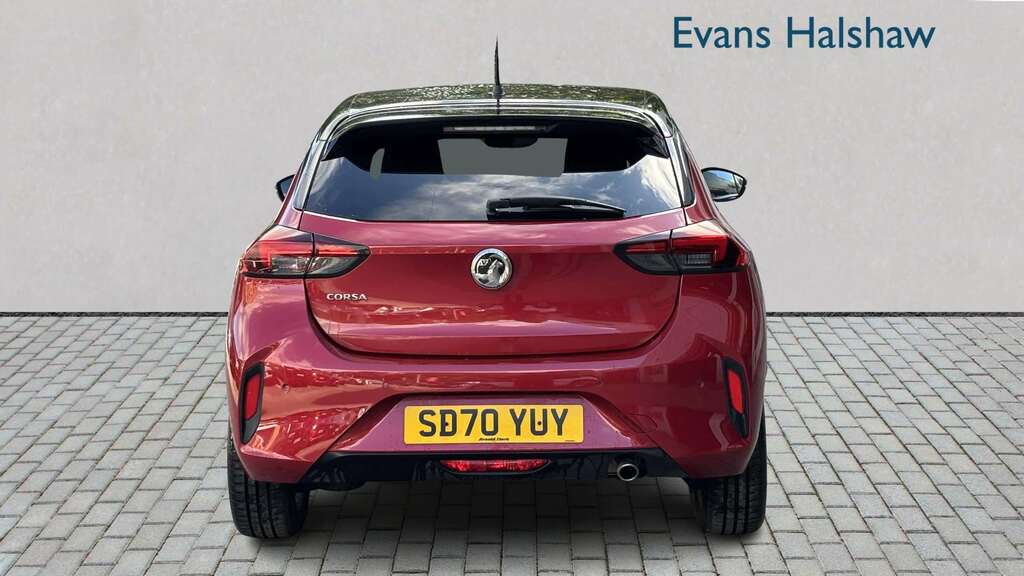 Vauxhall Corsa 1.2 Turbo Sri Nav 2020 SD70YUY Red #4