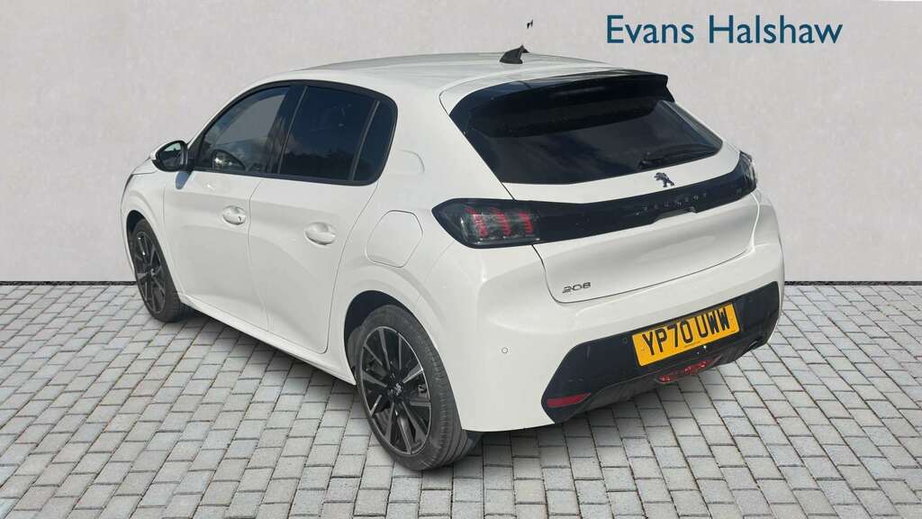 Peugeot 208 1.2 Puretech 100 Allure Premium 2020 YP70UWW White #2