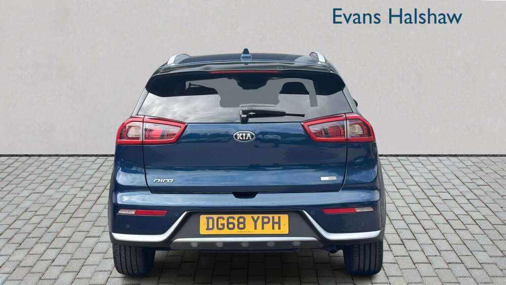 Kia Niro 1.6 Gdi Hybrid 3 Dct 2018 DG68YPH Blue #4