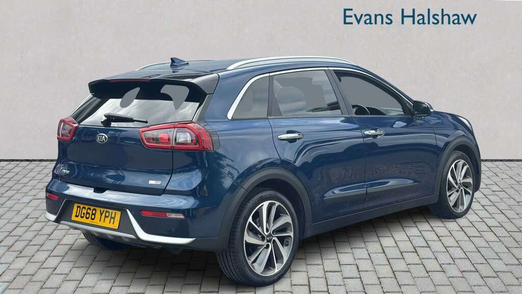 Kia Niro 1.6 Gdi Hybrid 3 Dct 2018 DG68YPH Blue #3