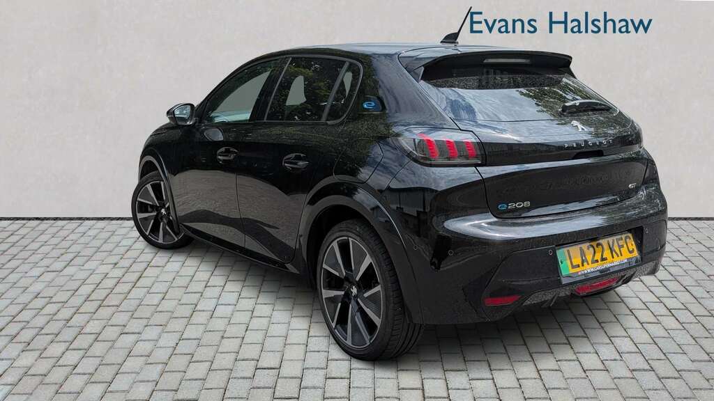 Peugeot e-208 100Kw Gt 50Kwh 2022 Black