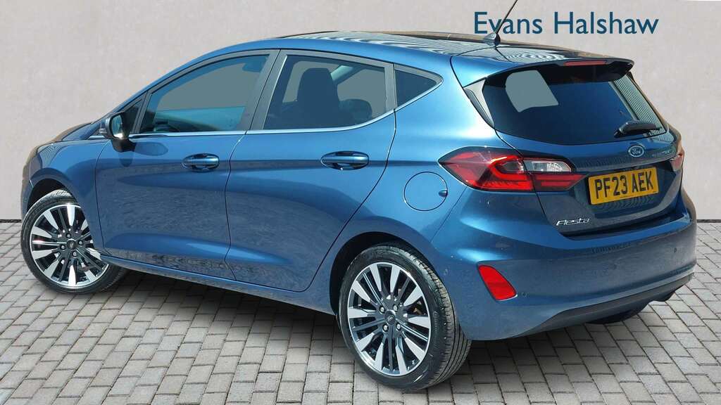 Ford Fiesta 1.0 Ecoboost Titanium X 2023 PF23AEK Blue #2
