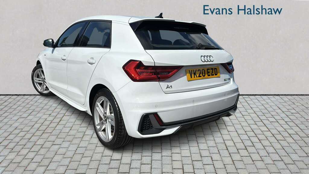 Audi A1 30 Tfsi S Line 2020 VK20EZD White #2