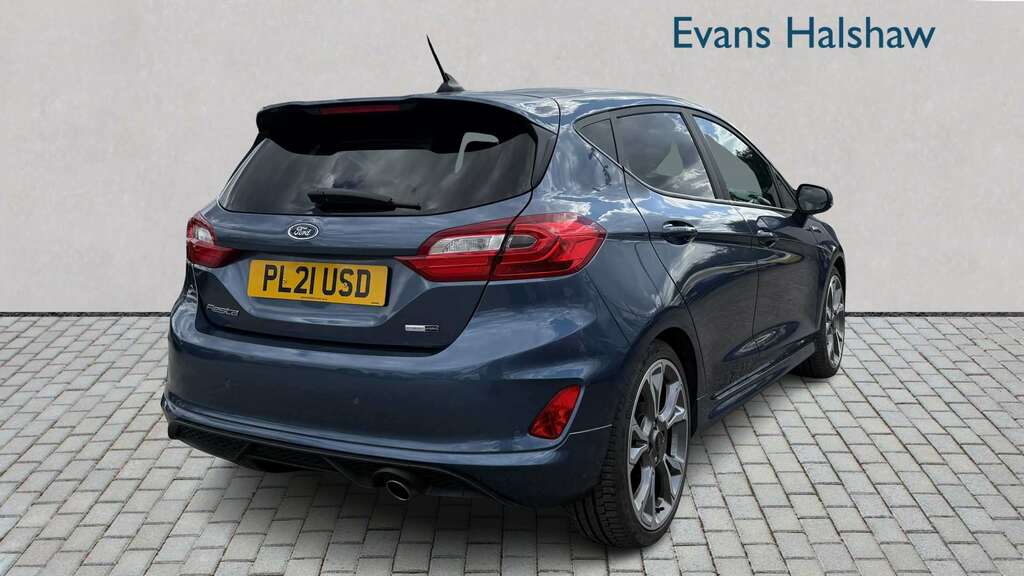 Ford Fiesta 1.0 Ecoboost Hybrid Mhev 125 St-line X Edition PL21USD Blue #4