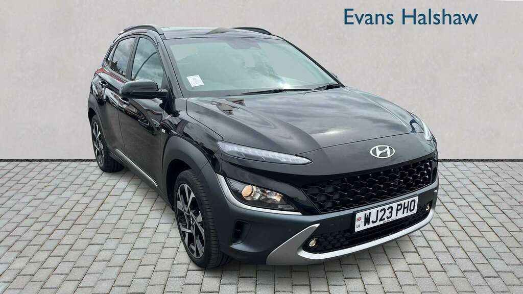 Hyundai Kona 1.0 Tgdi 48V Mhev Premium 2023 WJ23PHO Black #2