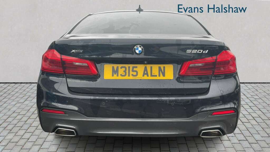 BMW 5 Series 520D Xdrive M Sport 2017 Black #5