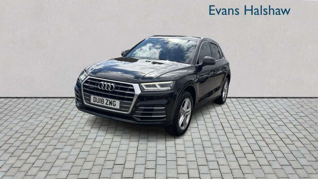 Audi Q5 2.0 Tdi Quattro S Line S Tronic 2018 DU18ZWG Black #2