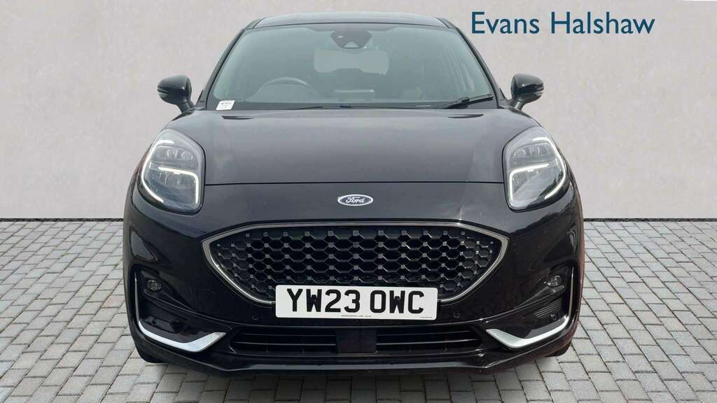 Ford Puma 1.0 Ecoboost Hybr Mhev 155 St-line Vignale Dct YW23OWC Black #3