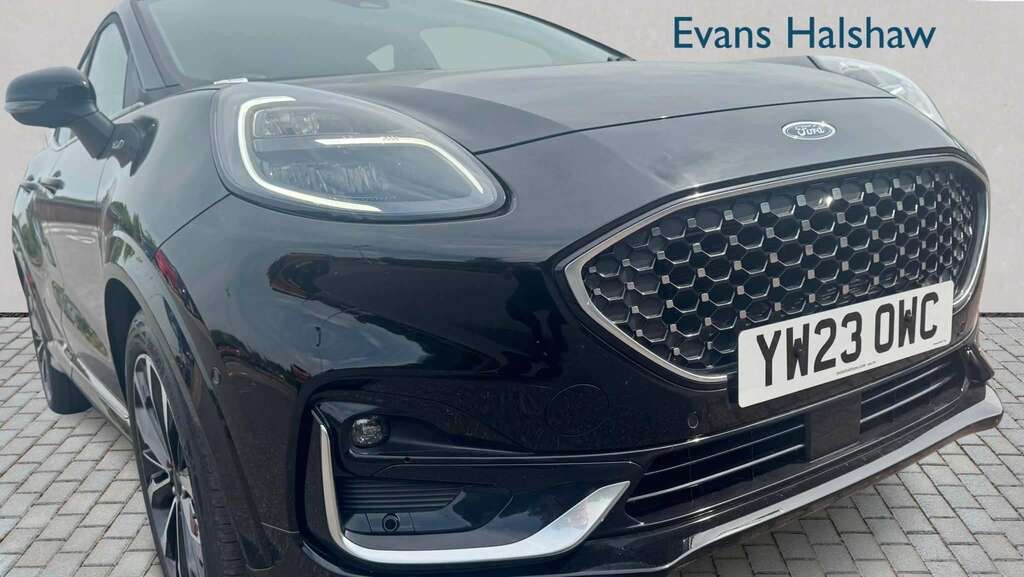Ford Puma 1.0 Ecoboost Hybr Mhev 155 St-line Vignale Dct YW23OWC Black #6