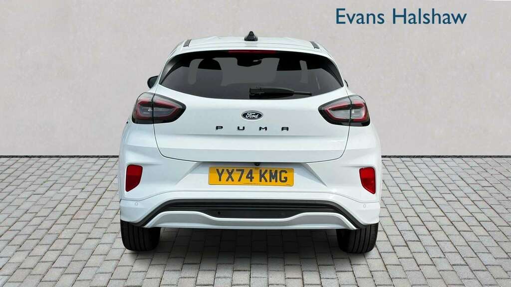 Ford Puma 1.0 Ecoboost Hybrid Mhev St-line 2024 YX74KMG White #4