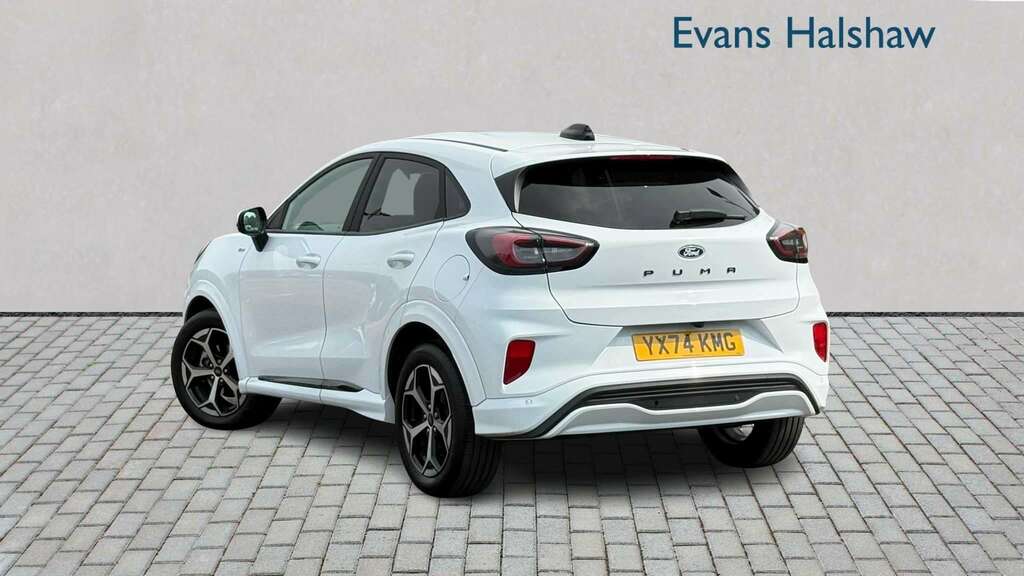 Ford Puma 1.0 Ecoboost Hybrid Mhev St-line 2024 YX74KMG White #2