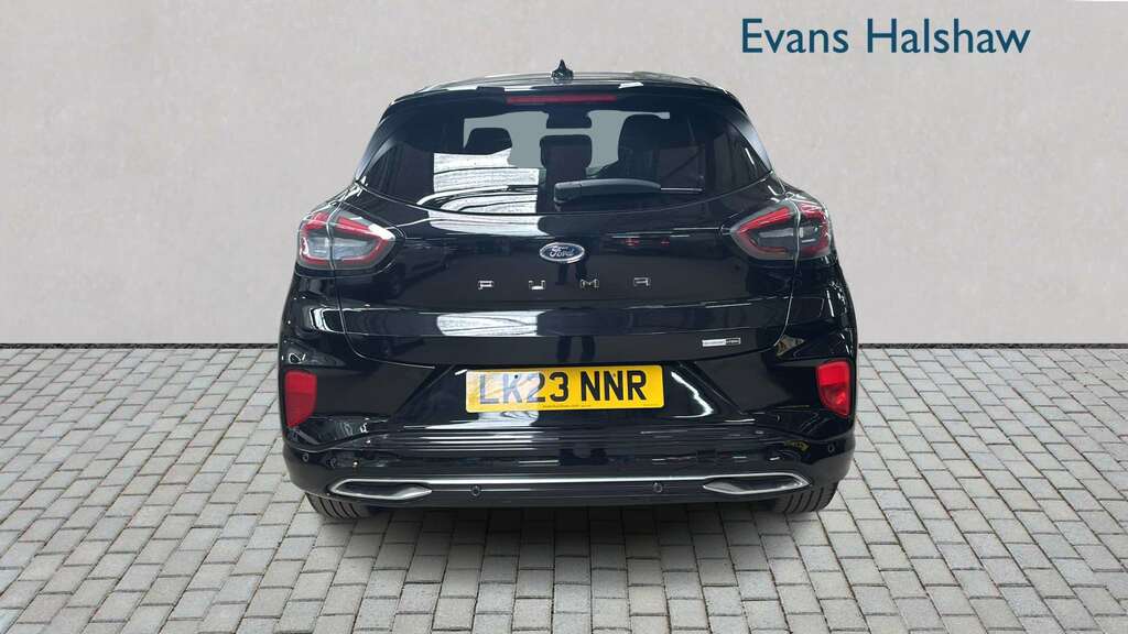 Ford Puma 1.0 Ecoboost Hybr Mhev 155 St-line Vignale Dct LK23NNR Black #2