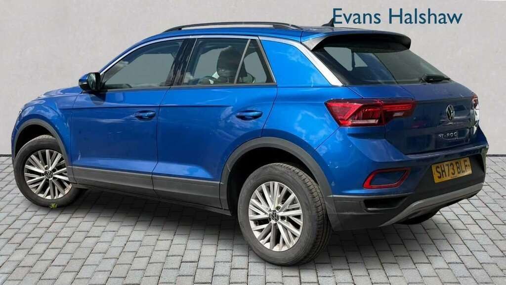 Volkswagen T-Roc 1.5 Tsi Life Dsg 2023 SH73BLF Blue #2