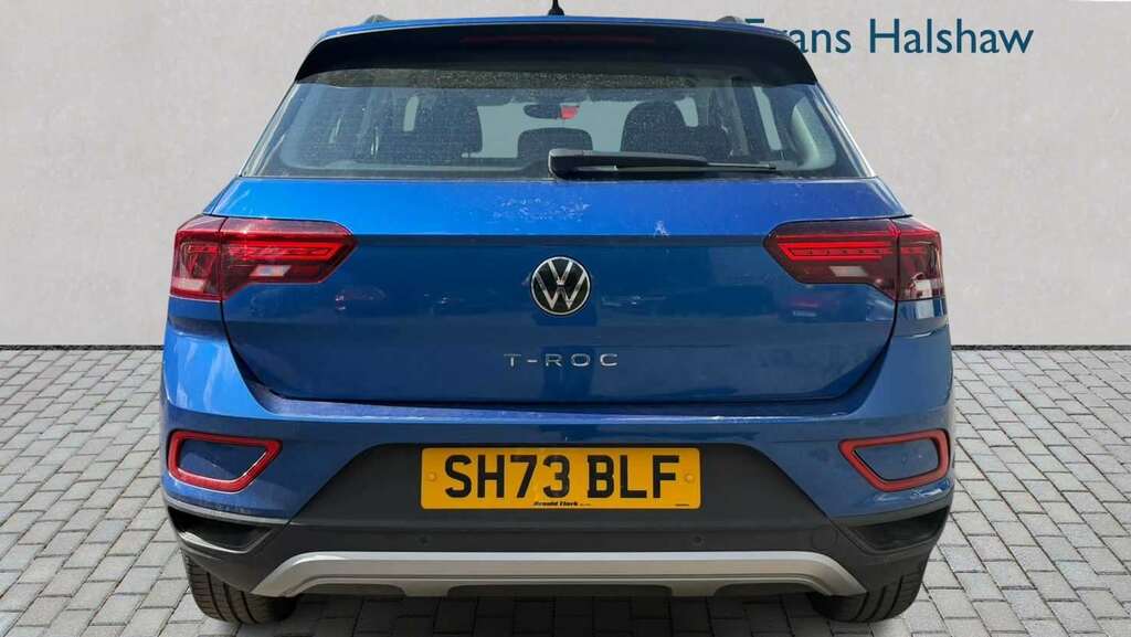 Volkswagen T-Roc 1.5 Tsi Life Dsg 2023 SH73BLF Blue #4