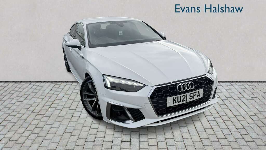 Audi A5 35 Tdi S Line S Tronic 2021 KU21SFA White #4