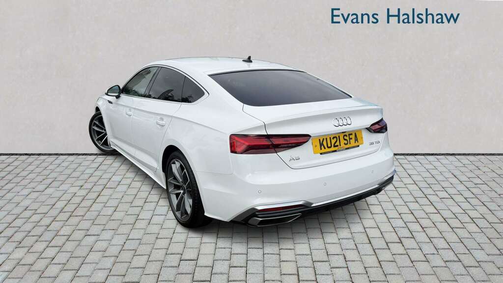 Audi A5 35 Tdi S Line S Tronic 2021 KU21SFA White #5