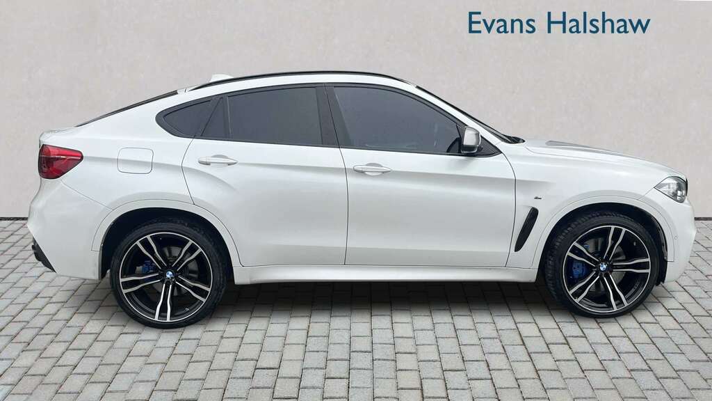 BMW X6 Xdrive M50d 2017 White #3