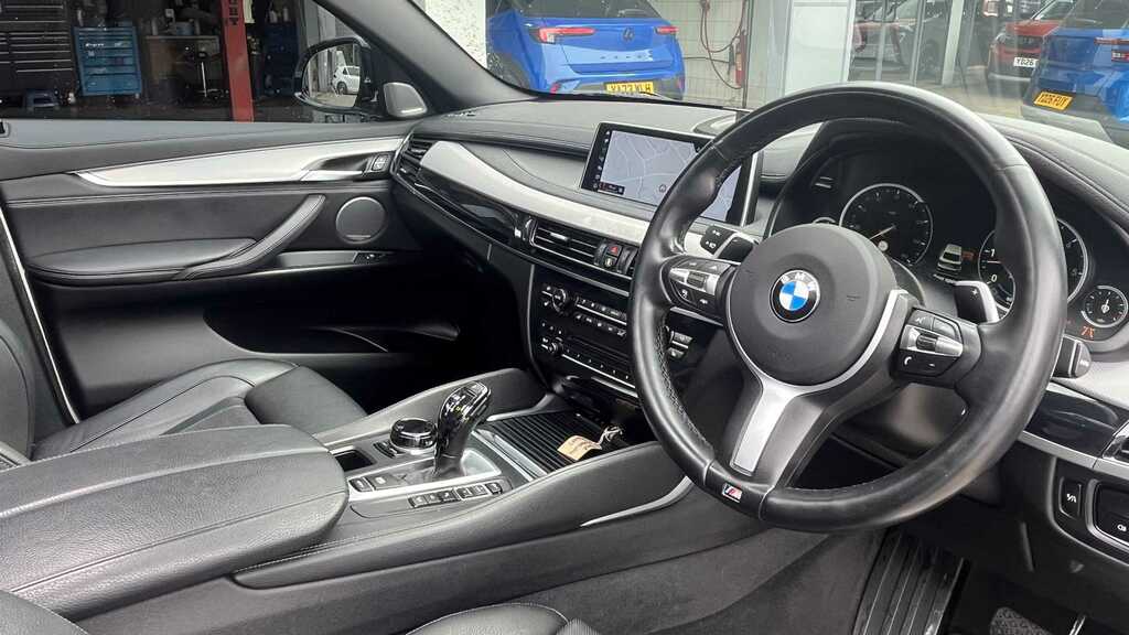 BMW X6 Xdrive M50d 2017 White #4